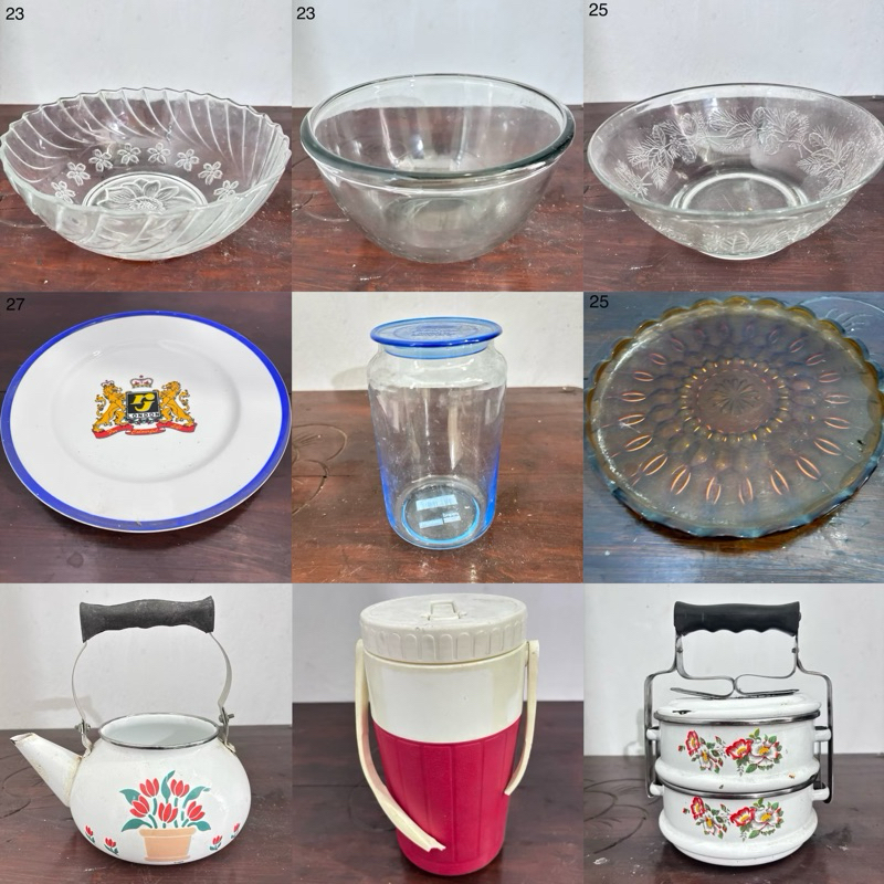 TERMURAH PIRING / MANGKOK / LEPEK / LAPIK / GELAS / CANGKIR / TOPLES / TEKO / POCI / RANTANG / TERMO