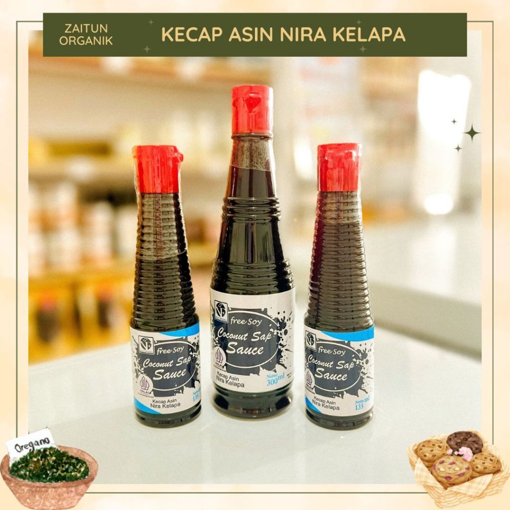 

kecap asin air kelapa nucifera