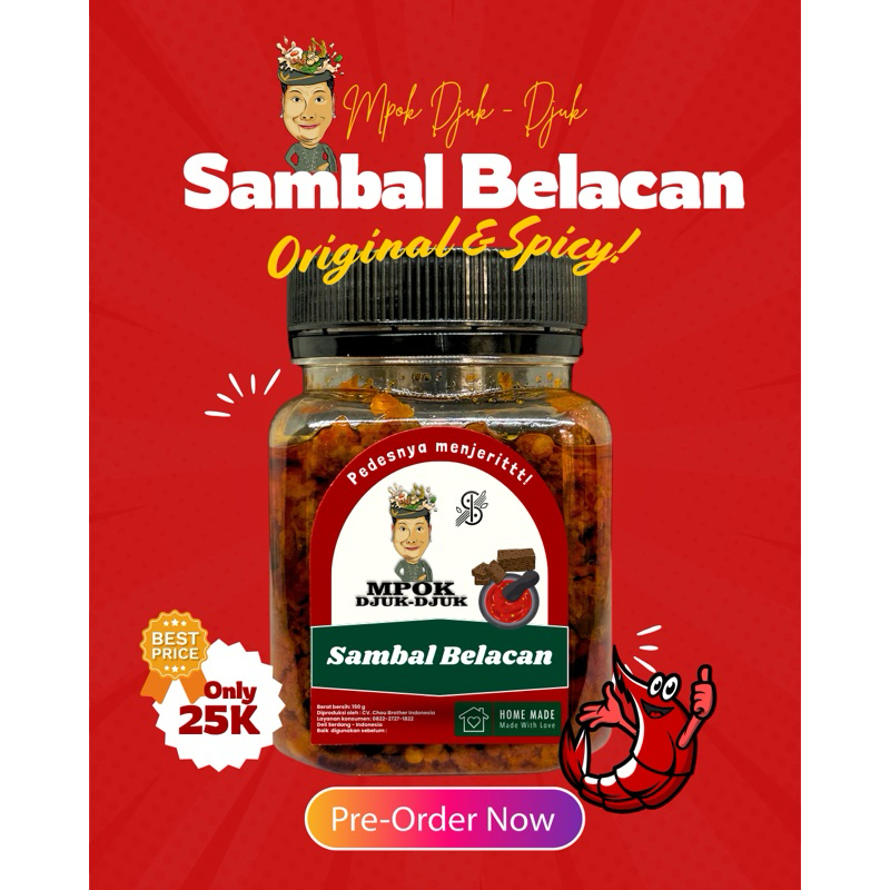 

Sambal Belacan Mpok Djuk-Djuk