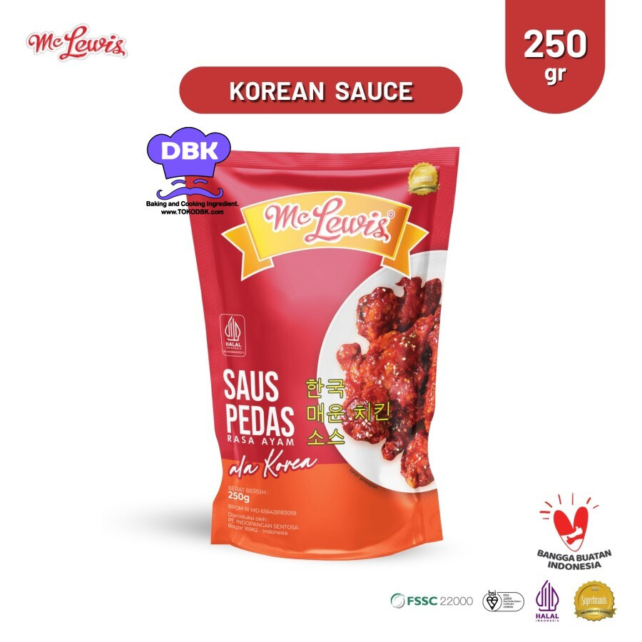 

McLewis saus korea 200gr Sambal Saus Pedas Rasa Ayam ala Korea