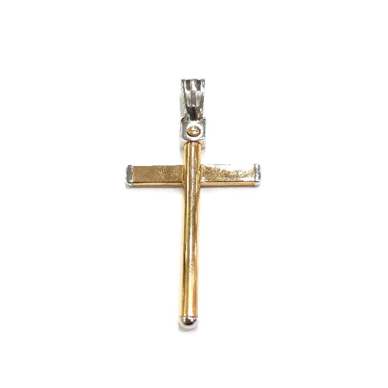 Liontin Salib Emas Italy Grafir (KP 644)