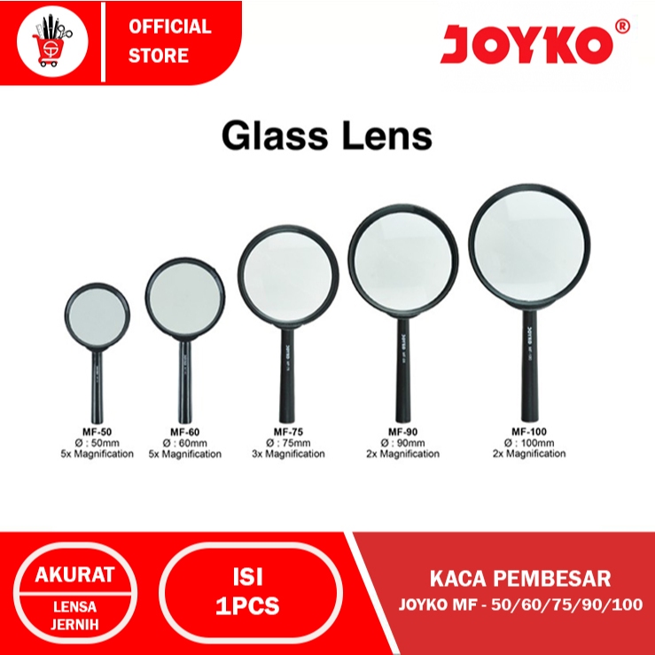 

Magnifier | Kaca Pembesar | Joyko Magnifier MF - 50/60/75/90/100