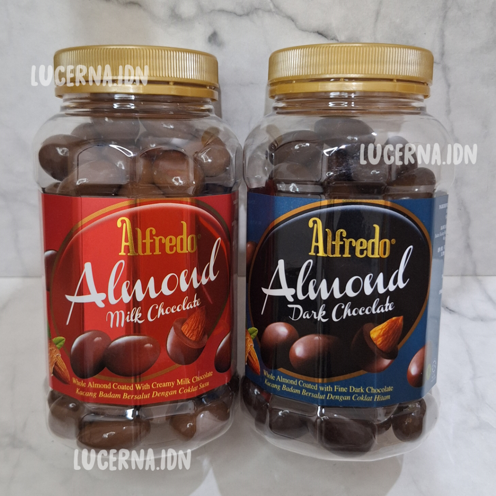 

Alfredo Chocolate 400gr / Coklat Alfredo Jar / Dark Chocolate / Milk Chocolate