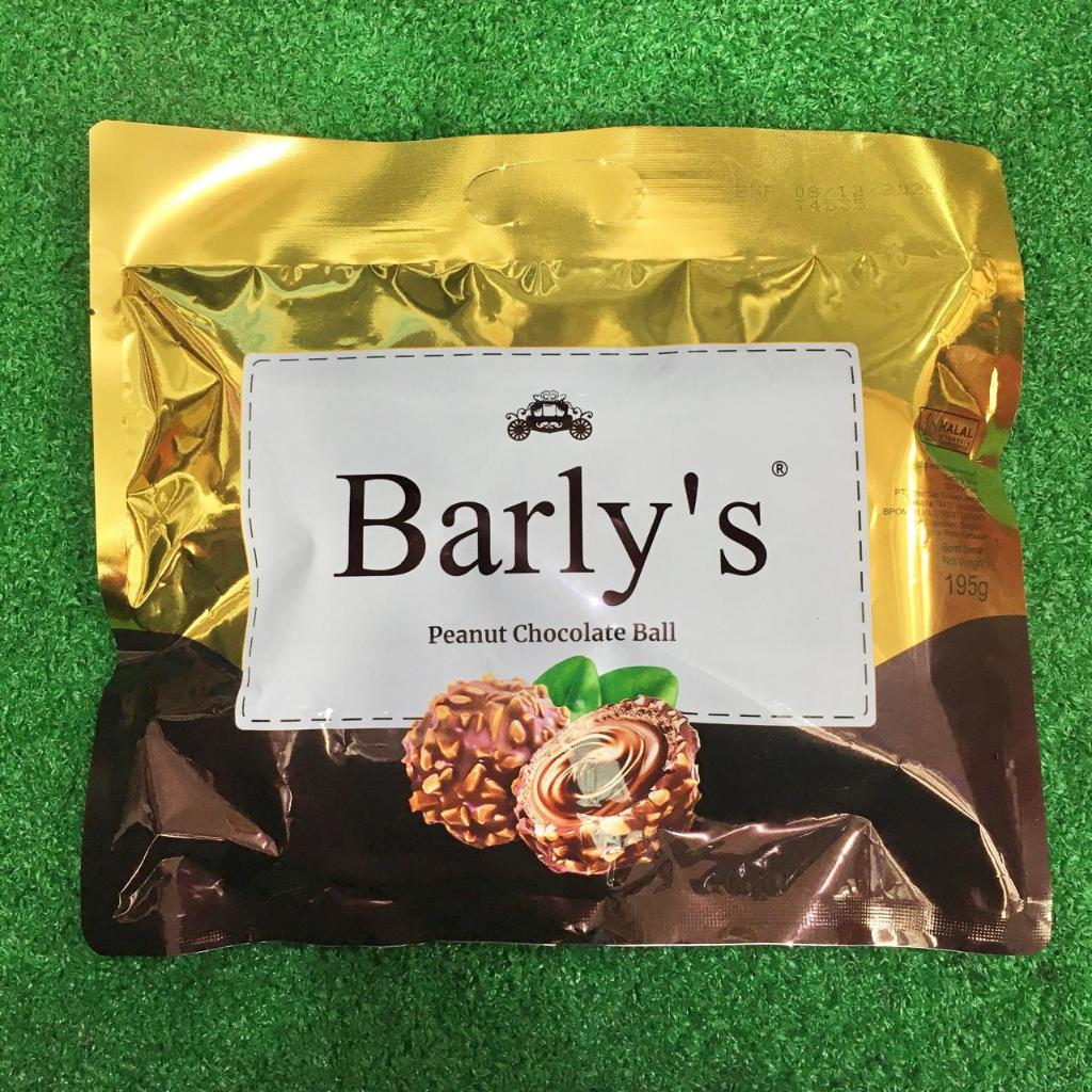 

Barly's Peanut Chocolate Ball Cokelat Imitasi Dengan Kacang Tanah 195gr Impor China HALAL