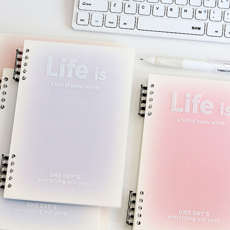 

[Whispers] Eeghrerr 60PCS Binder A5 Notebook Aesthetic Besar Buku Binder A5 Jurnal Buku Catatan Lucu