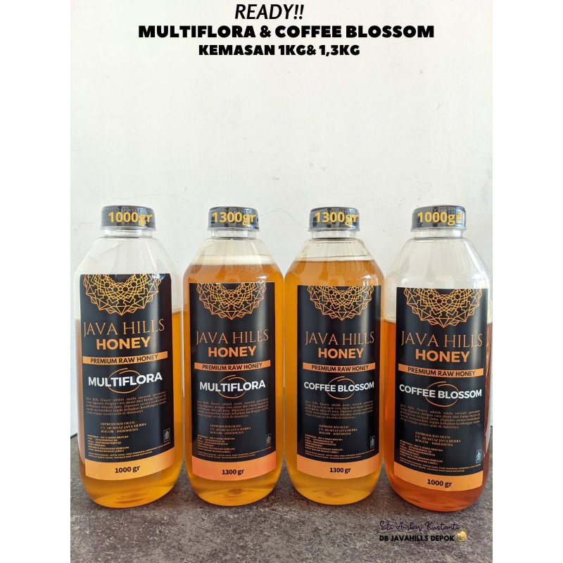 

MADU JAVA HILLS MURNI 1 KG MULTIFLORA COFFE BLOSSOM| PREMIUM ASLI PURE RAW HONEY 100% ALAMI SUPER HERBAL MUMTAZ JAVAHILLS HALAL