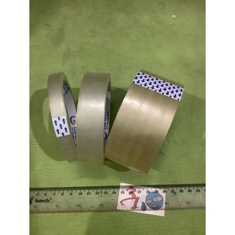 

solasi bening lakban isolasi selotip 1/2” 1” 2”