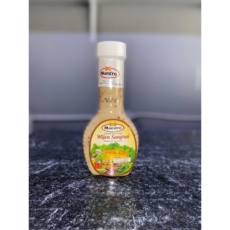 

Maestro Salad Dressing Wijen Sangrai 237ml