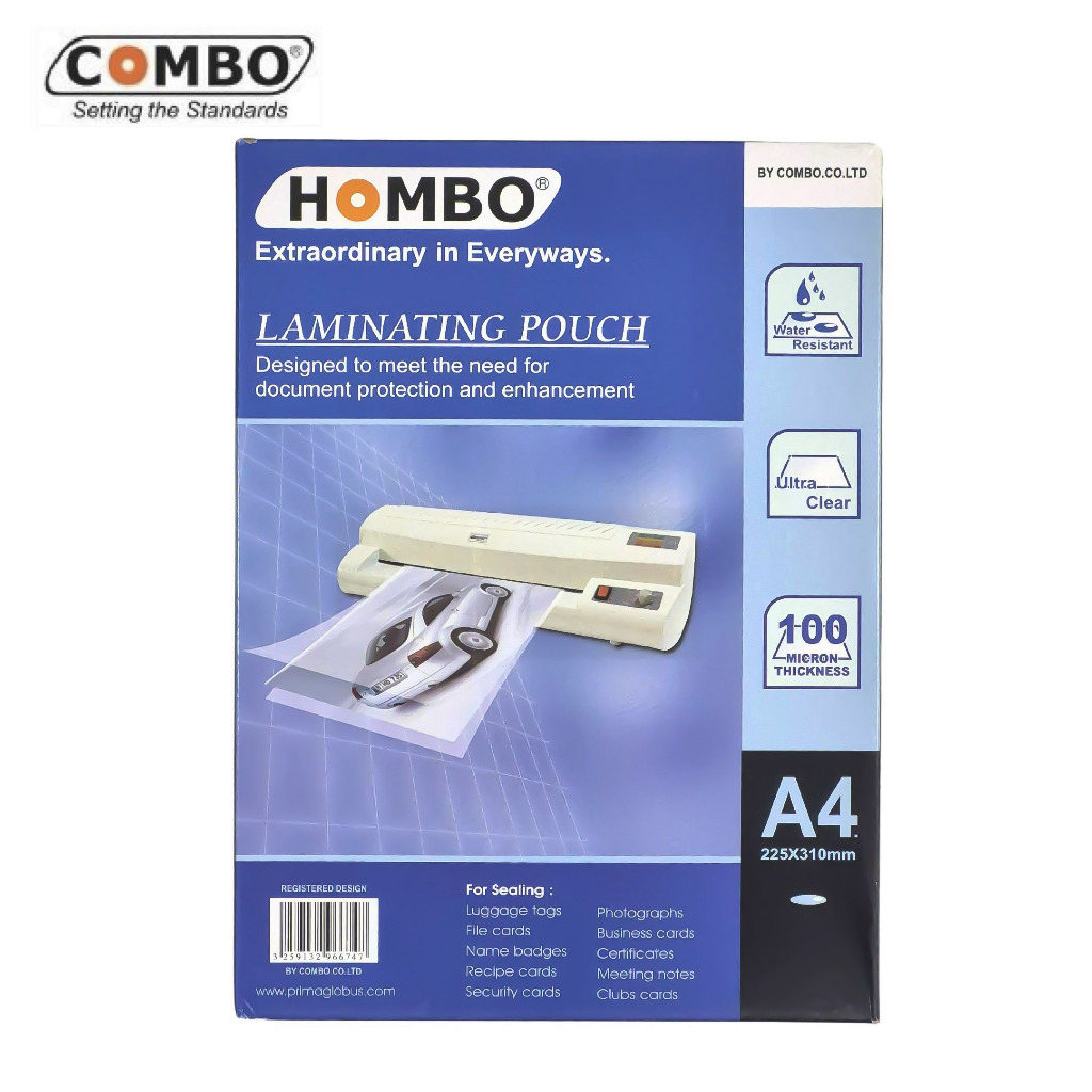 

Plastik Laminating Hombo A4 100mic