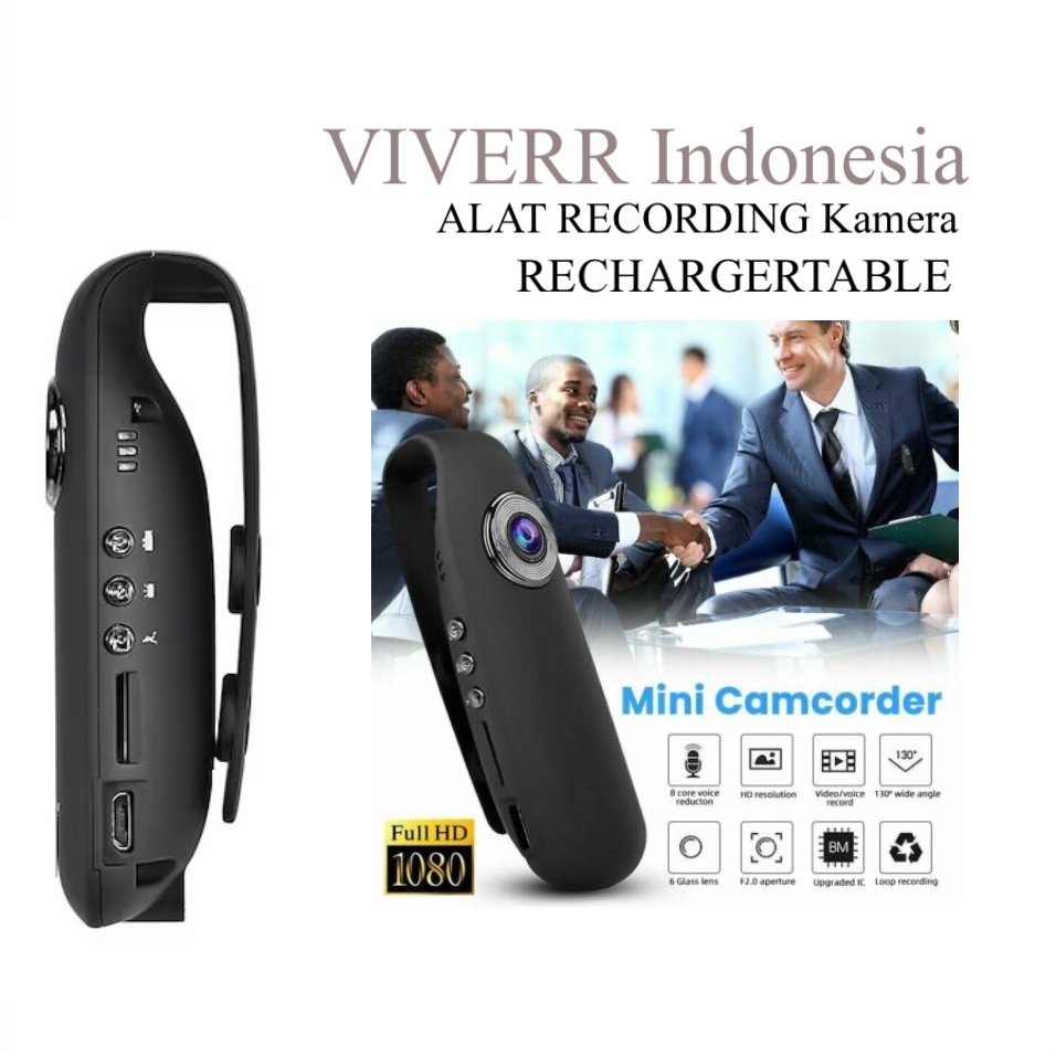 Ip cam kamera cctv HD 1080P 130 Mini Camcorder Dash Cam Police Body Motorcycle Bike Motion Camera