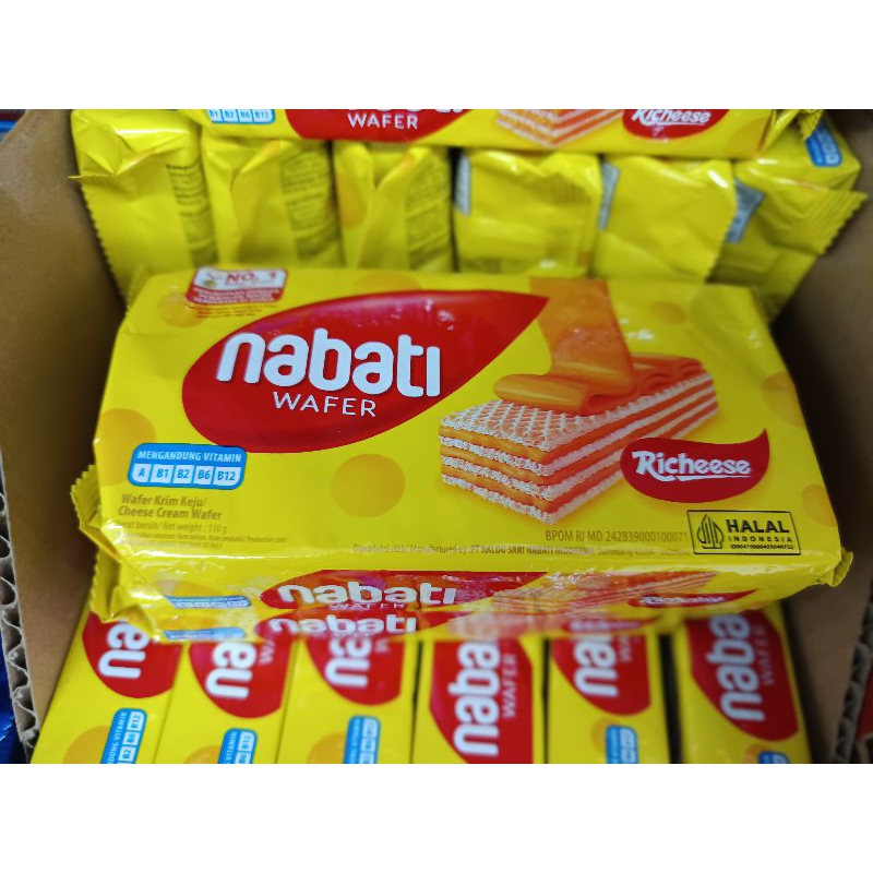 

WAFER RICHEESE NABATI/WAFER KRIM KEJU 122 GRAM