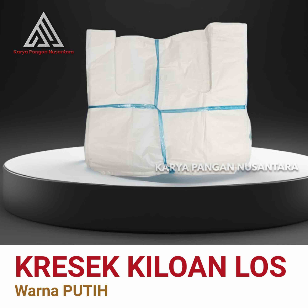 KANTONG PLASTIK KILOAN LOS WARNA PUTIH KRESEK PUTIH LOS KILOAN UKURAN 15 24 28