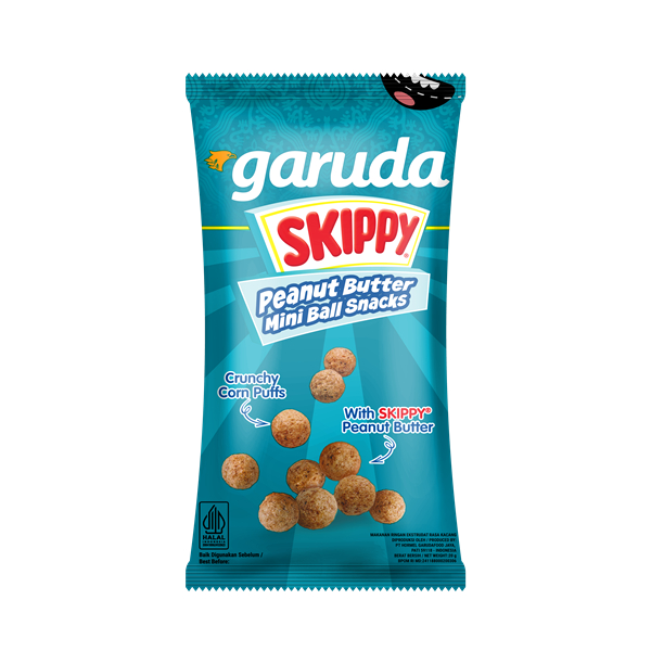 

GARUDA SKIPPY PEANUT BUTTER WAFER CONE MINI BALL SNACKS CRUNCHY CORN PUFF COKLAT KACANG