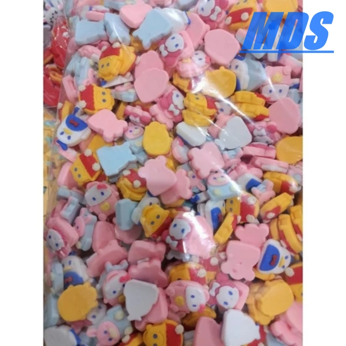 Manik mote clay hello kitty tas mix model isi 500pcs