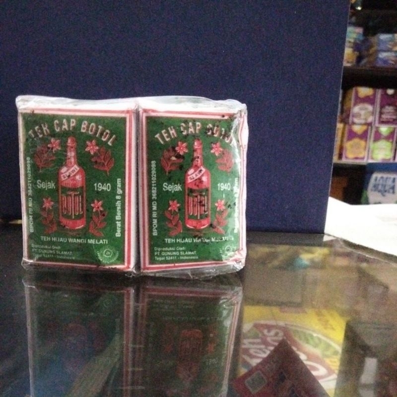 

TEH CAP BUTOL BUBUK HIJAU 8 GR( ISI 10PCS)