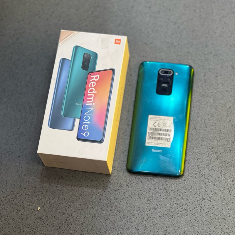 Redmi Note 9 6/128 GB fullset second mulus