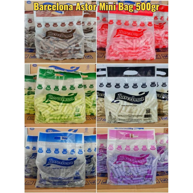 

Kue Lebaran | Kue Oleh - Oleh | Kue Hajatan | Astor Mini | Astor Duo Barcelona 500g/bag