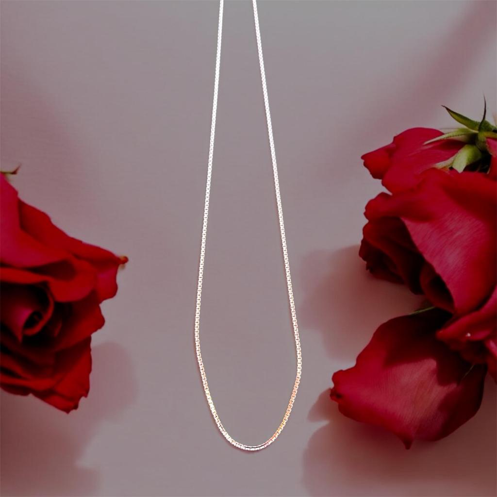 KOHINOOR KALUNG WHITE GOLD POLOS EMAS 17K