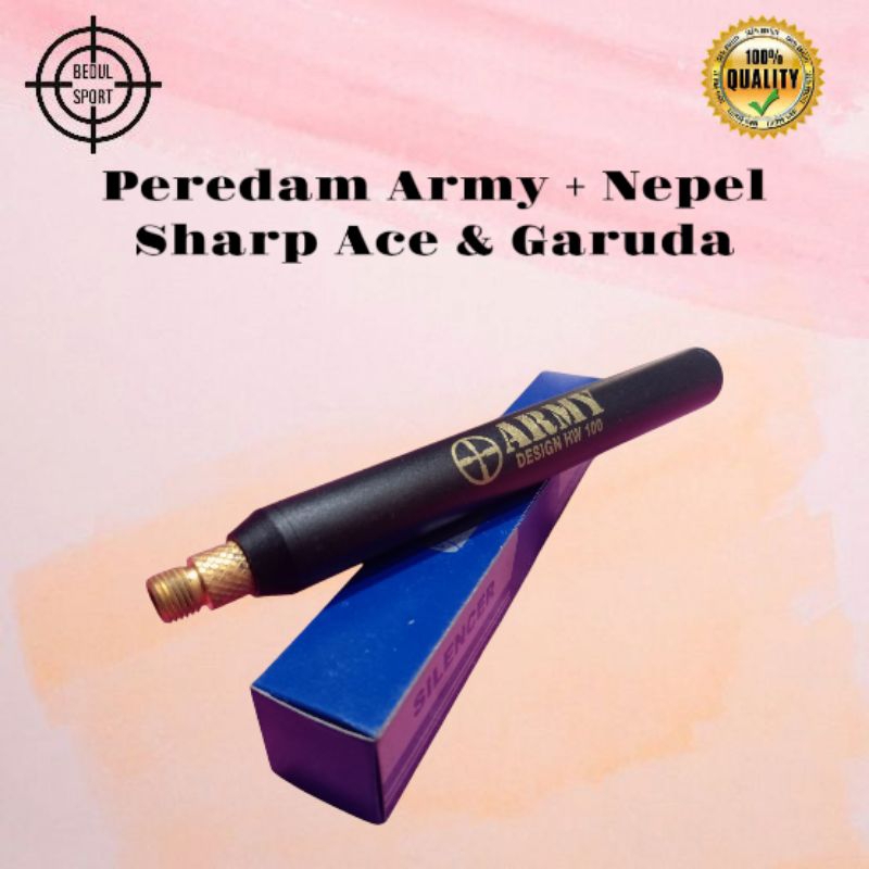 Peredam Army Plus Nepel Sharp Ace & Garuda