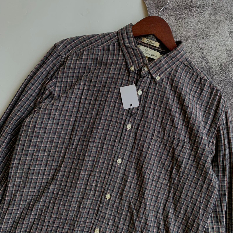 KEMEJA KOTAK-KOTAK H&M THRIFT