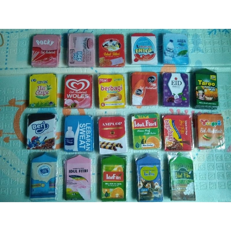 

Amplop lebaran Medium (Motif Snack chiki) 2025 RANDOM