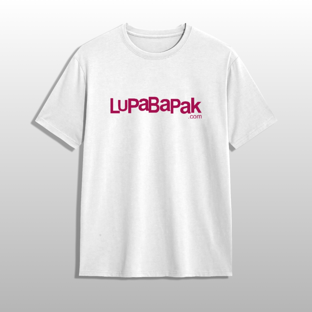 Kaos Plesetan BukaLapak LupaBapak (83) Katun Combed 24s