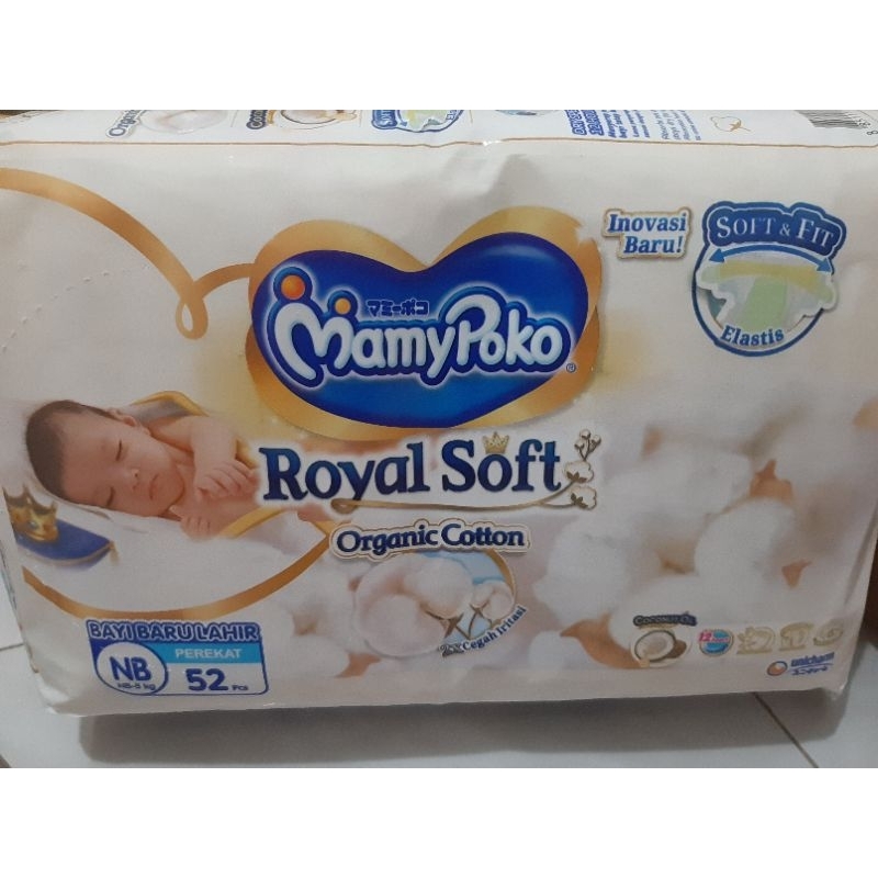 Popok mamypoko royal soft NEWBORN 52