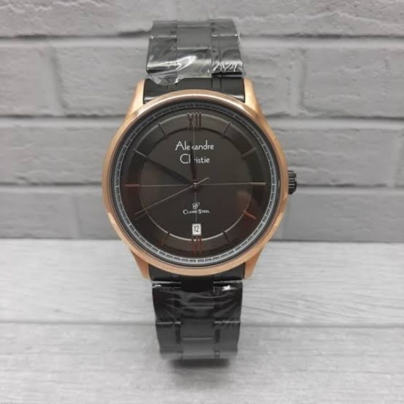Alexandre Christie jam tangan pria AC 8505 original