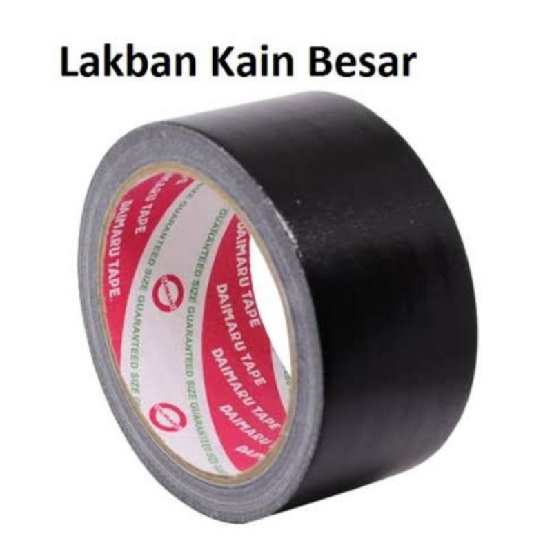 

Lakban Hitam Kain / Isolasi Hitam 2 inchx11 M (46mm)