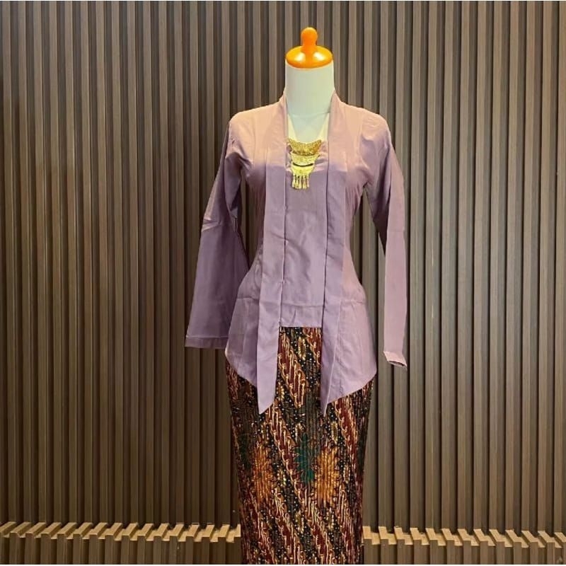 KEBAYA KUTU BARU POLOS, KEBAYA MODERN POLOS