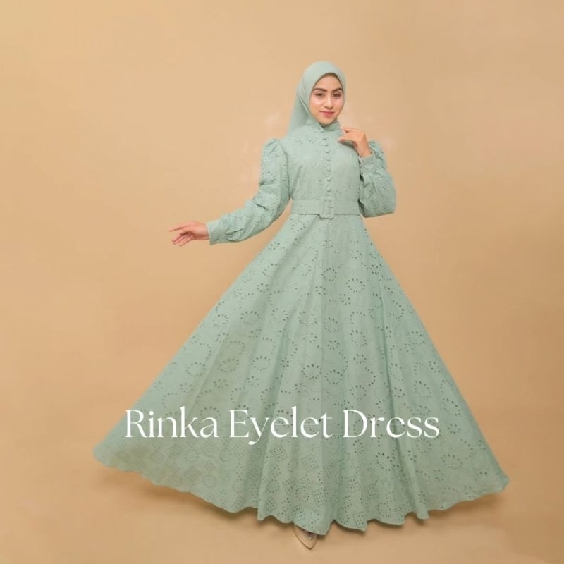 RINKA EYELET KATBOL DRESS PREMIUM