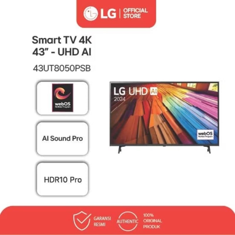 LG UHD Smart TV 4K 43 Inch 43UT8050