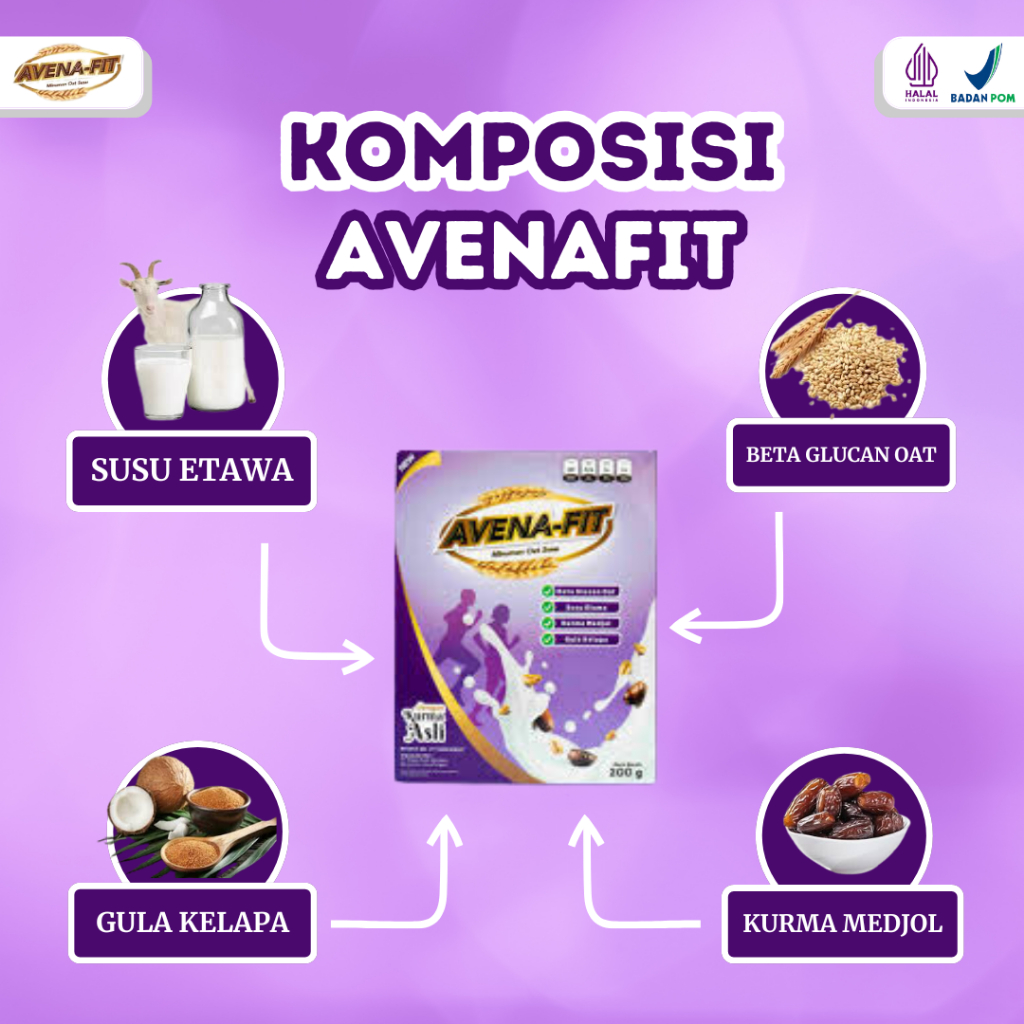 

NG AVENA-FIT 100% ORINAL 3 BOX - Menu Sarapan Sehat Oat Susu Kurma Solusi untuk Kolesterol Tinggi