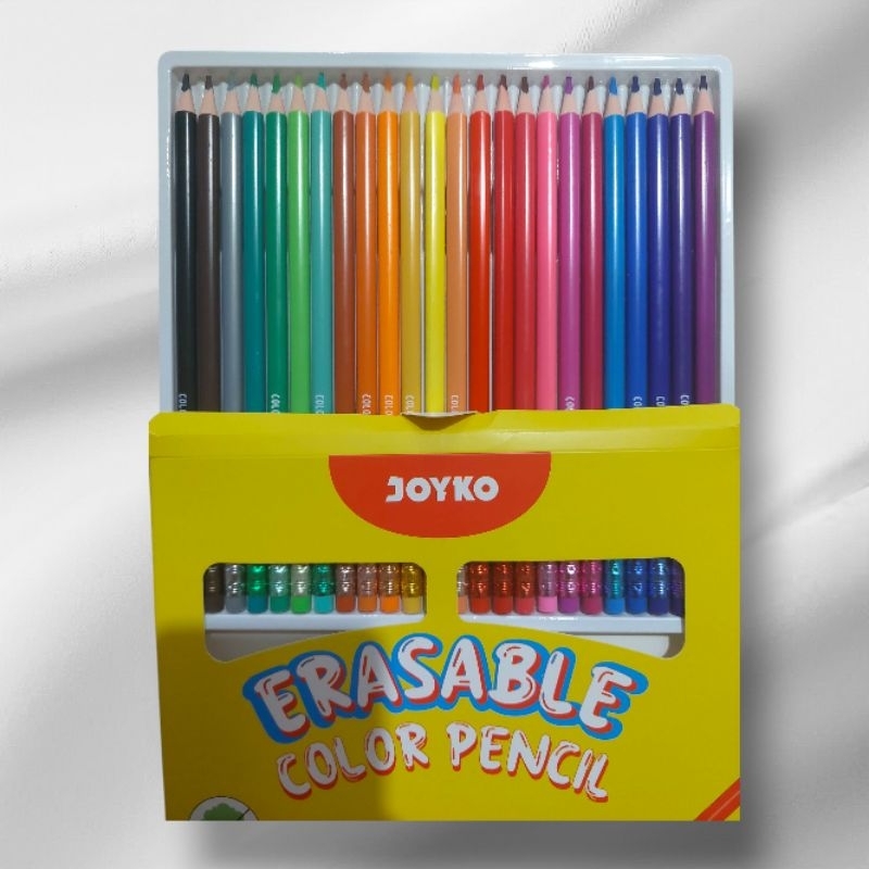 

Pensil Warna Joyko Panjang 24 Warna - Joyko Bisa Dihapus