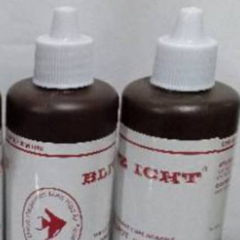 Obat Ikan. Blitz ICHT Anti Jamur n White spot. Methylene Blue ICHT. 100cc  Obat Biru