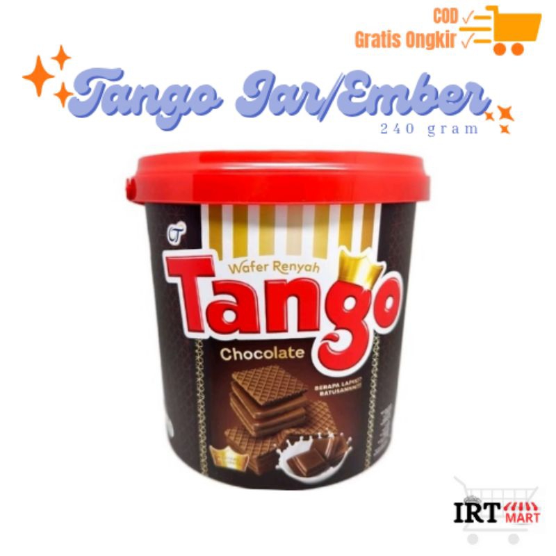 

TANGO JAR | Jajan Lebaran Wafer Tango Coklat Jar / Ember