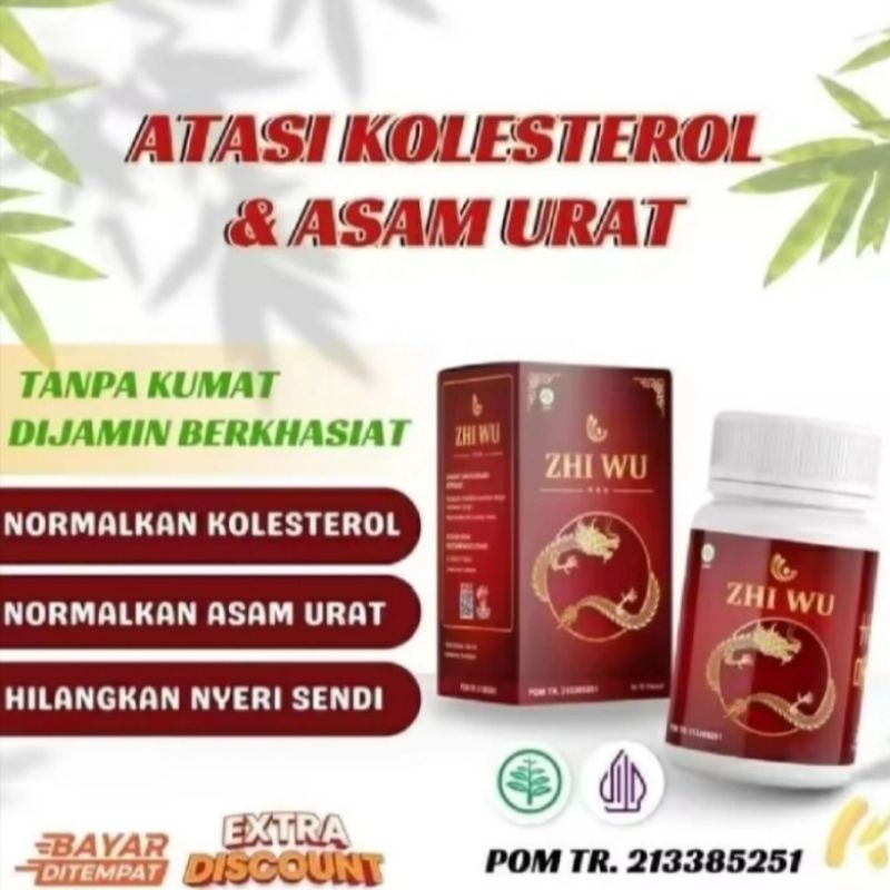 

Zhi wu original || zhi wu saraf kejepi || zhi wu asam urat || Zhi wu herbal nyeri sendi kebas dan kesemutan " zhi wu isi 30 kapsul