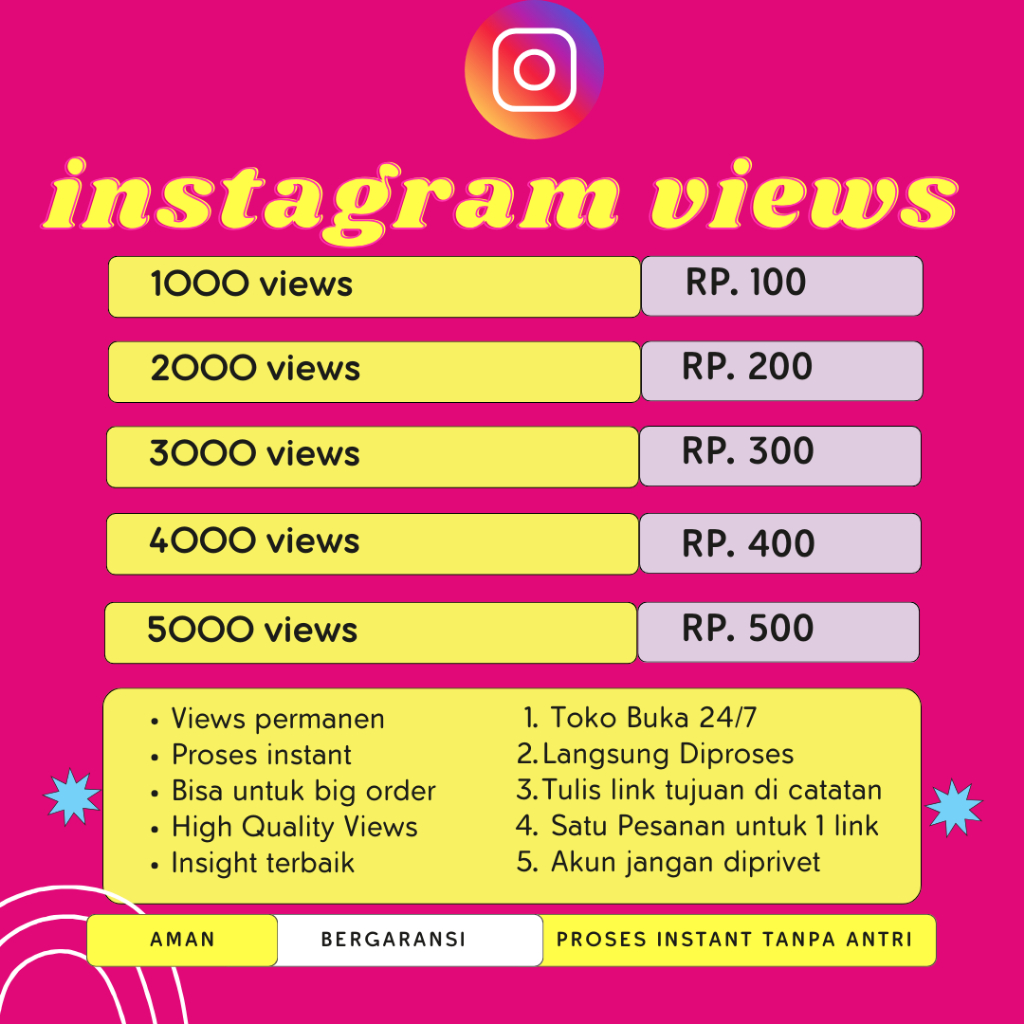 View Reels Instagram Permanen Viewers Reels Instagram Murah Beli Views IG Indonesia - InstaHub