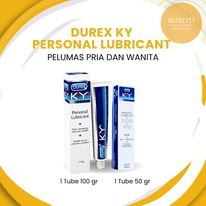 Durex KY Jelly Personal Lubricant 50g - Pelumas Pria dan Wanita
