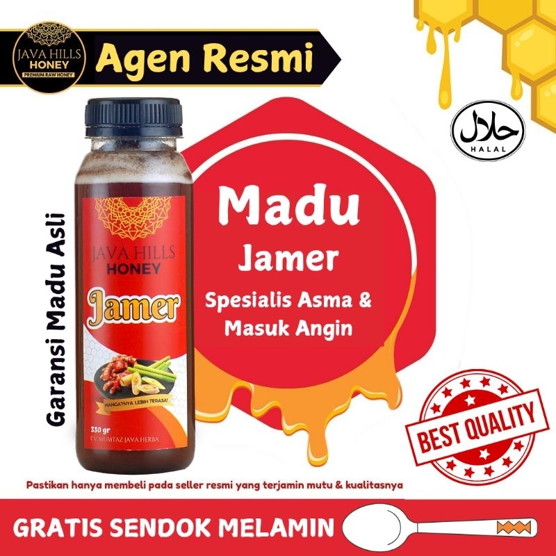 

Java Hills Honey Madu Jamer Jahe Merah Herbal Asli Murni Premium Mengatasi Masuk Angin Sakit Pinggang Asma Bisa COD Bayar Ditempat | Javahills Honey