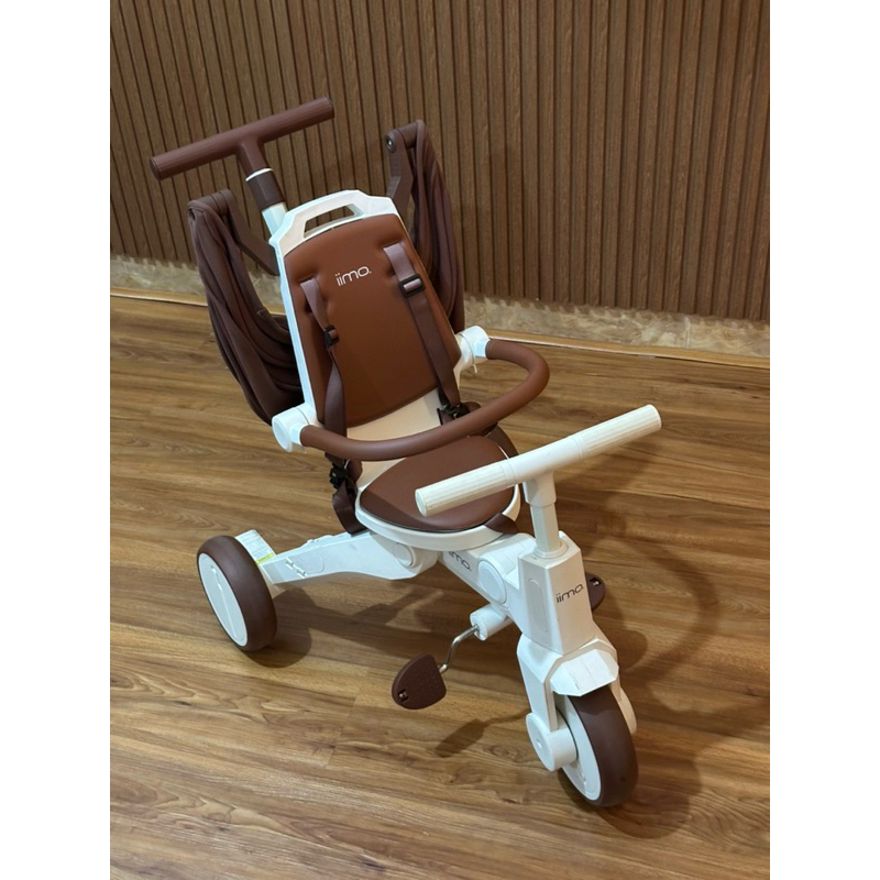 sepeda roda tiga iimo tricycle preloved anak stroller