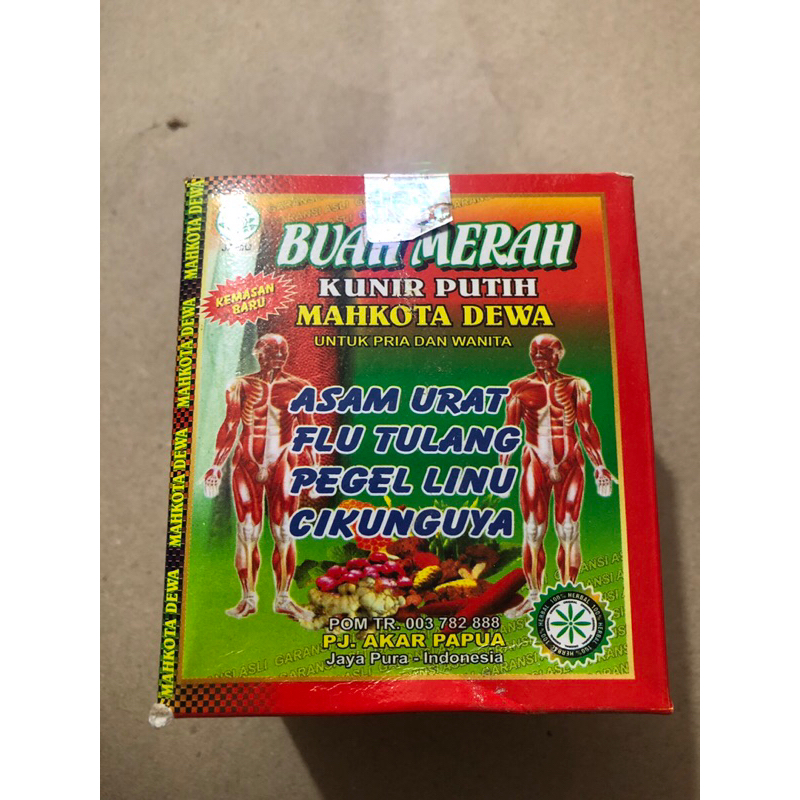 

buah merah serbuk kunir putih