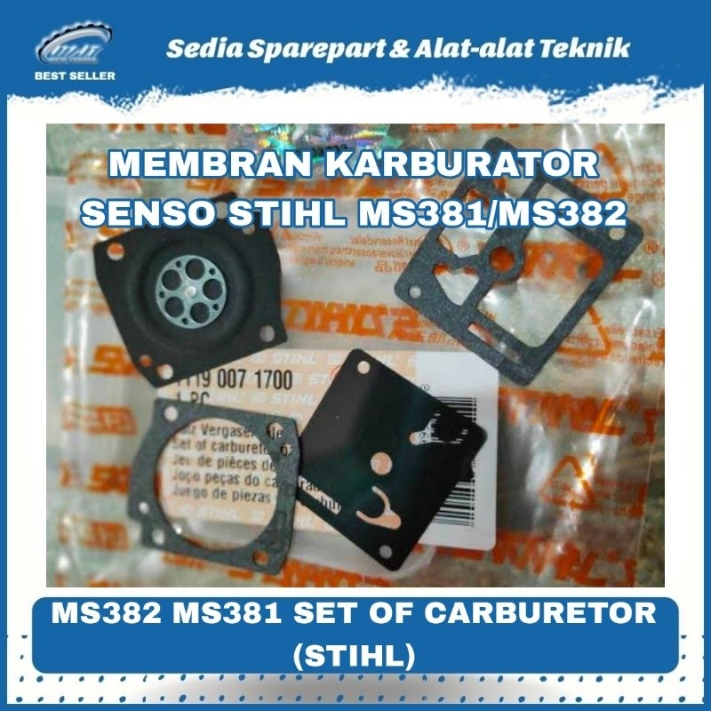 MEMBRAN KARBURATOR SENSO STIHL MS381 MS381 SET OF CARBURETOR ORIGINAL
