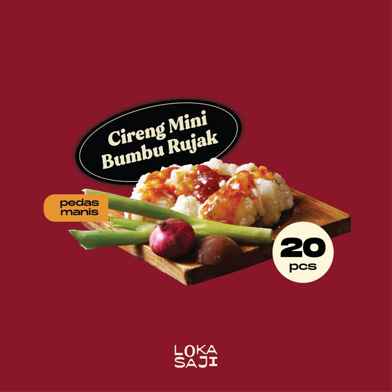 

ADY78 (READY) LOKASAJI CIRENG MINI BUMBU RUJAK PEDAS MANIS