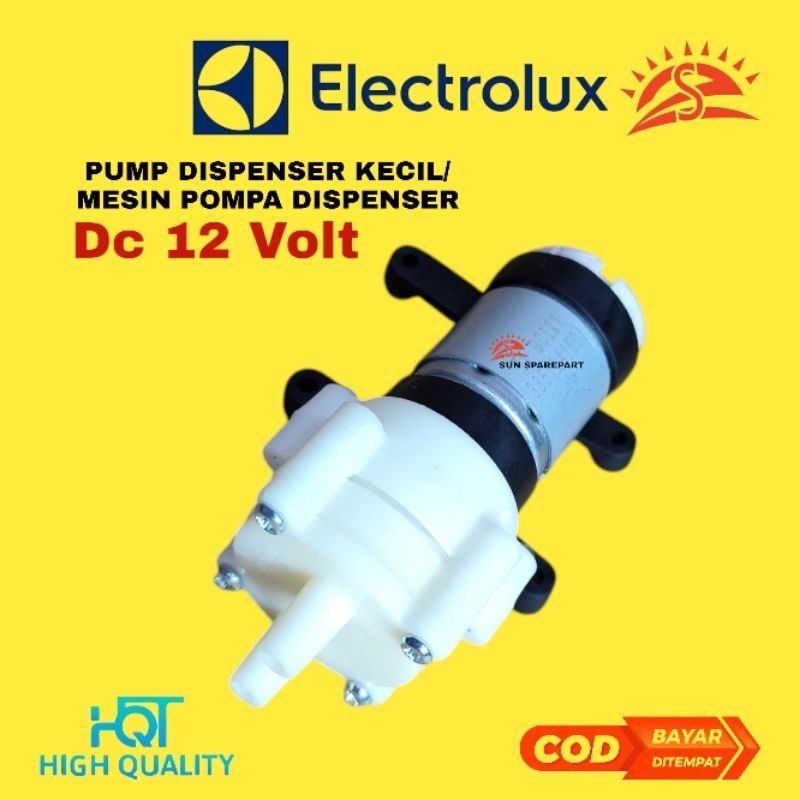 Dinamo dispenser/Pump dispenser kecil 12 volt / Mesin dispenser kecil pompa air Electrolux