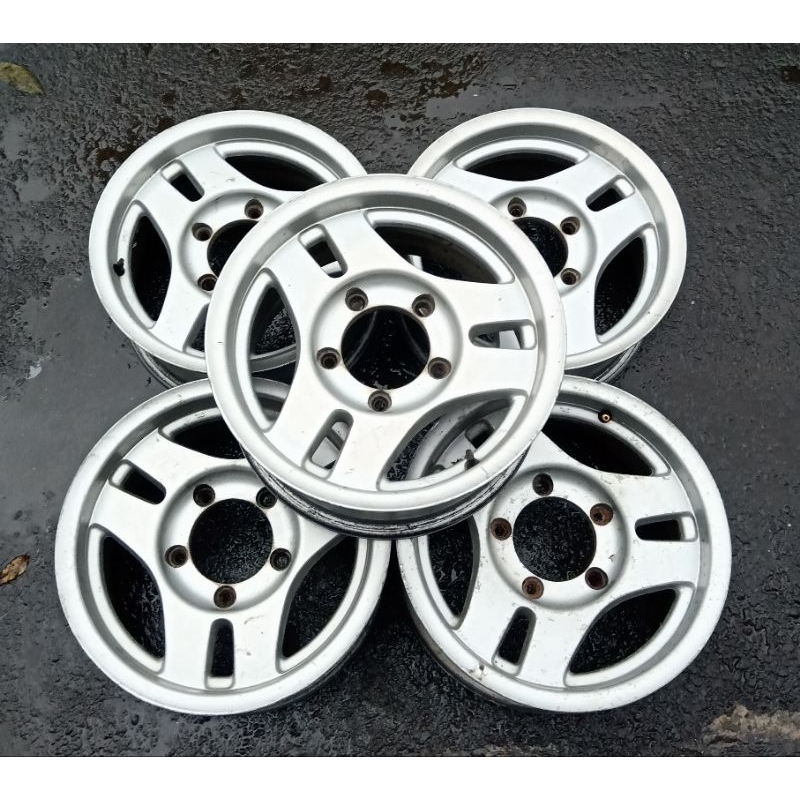VELG SUZUKI SIDEKICK R.15 ORIGINAL ( 5 BIJI )