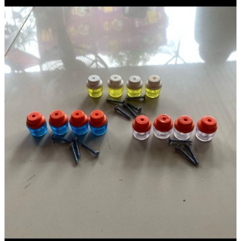 Kaki Karet Tebok Sangkar Kotak Kaki Karet Sangkar 1Set Isi 4