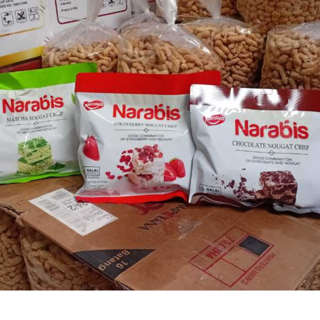 

Naraya Narabis nougat Crips netteo 200 gr NARAYA NARABIS Strawberry Matcha Chocolate Nougat Crisp 200g Cemilan Food Manis