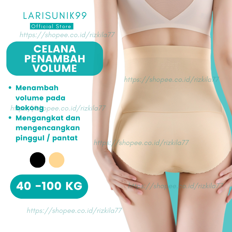 Korset Celana Pelangsing Pengecil Perut Pengangkat Pantat Busa Palsu KORSET BOKONG Jumbo 100 90 80 7