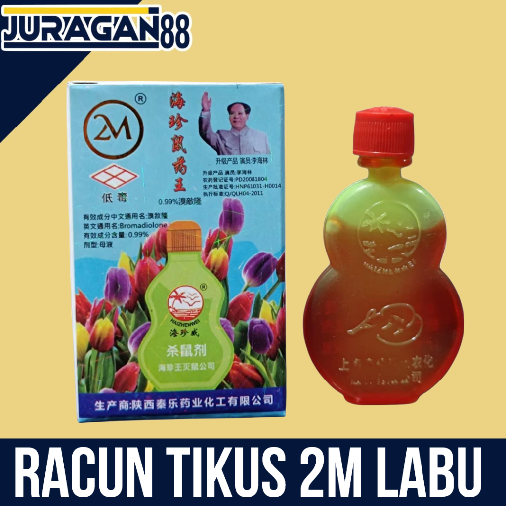 RACUN TIKUS PEMBASMI TIKUS CAIR TETES 2M LABU DOSIS 0,99%/ OBAT TIKUS CAIR TETES 2M ORIGINAL